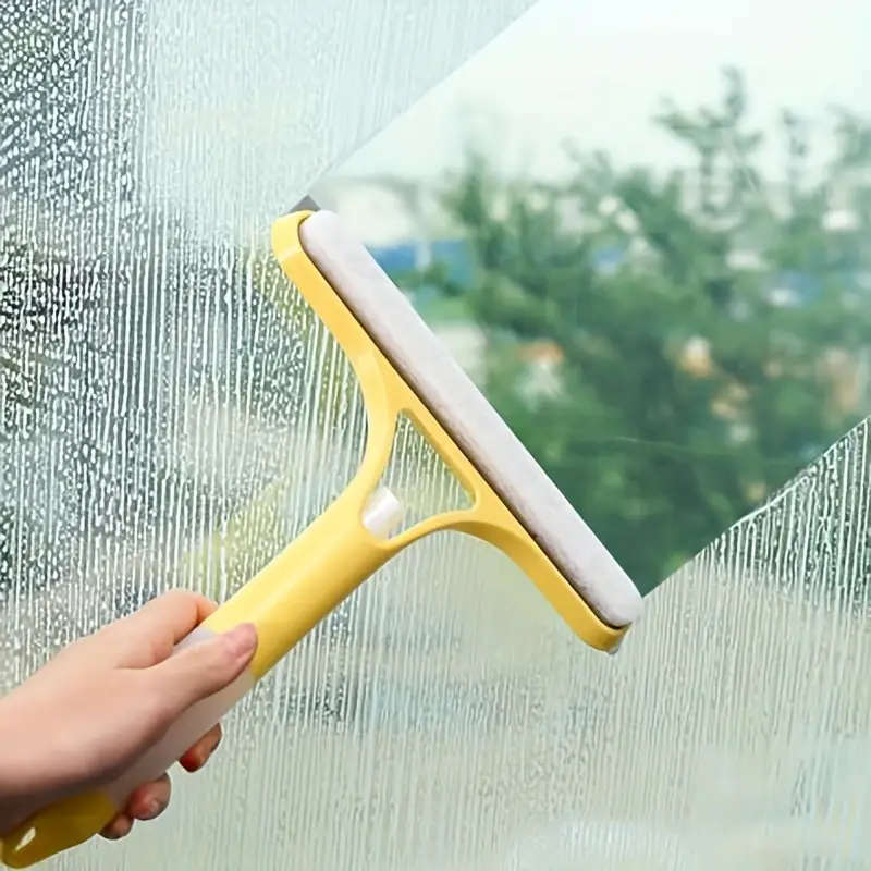Versatile 2-in-1 Glass Wiper & Sprayer Ultimate Shine for Home & Car Perfect for Mirrors Windows