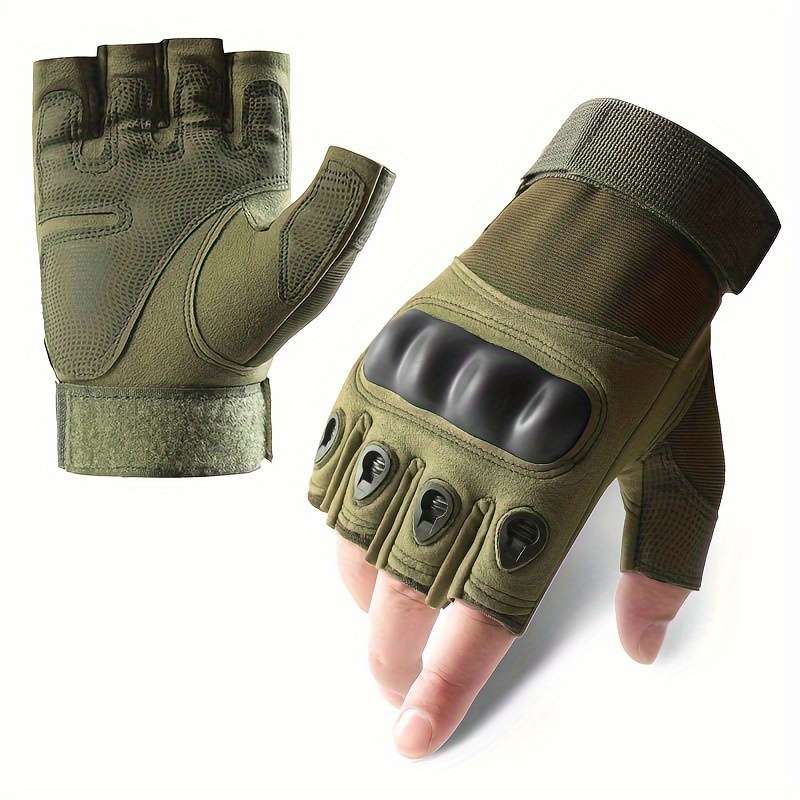 1 Pair Army Green Size L Outdoor Sports Gloves