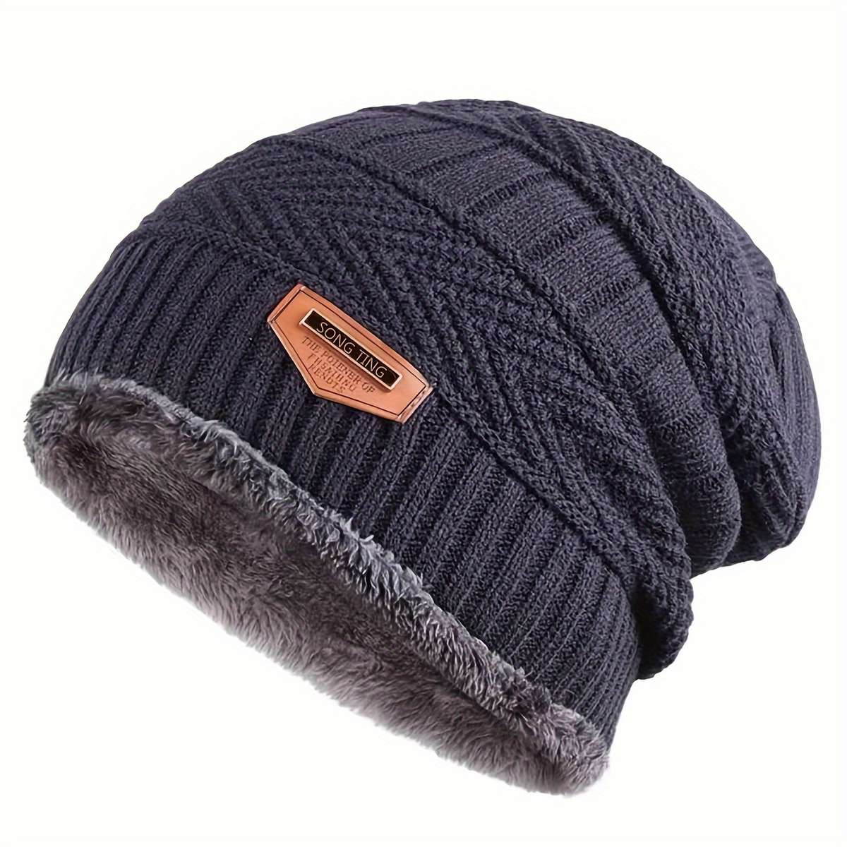 Hat Triangle Mark Grey One Size