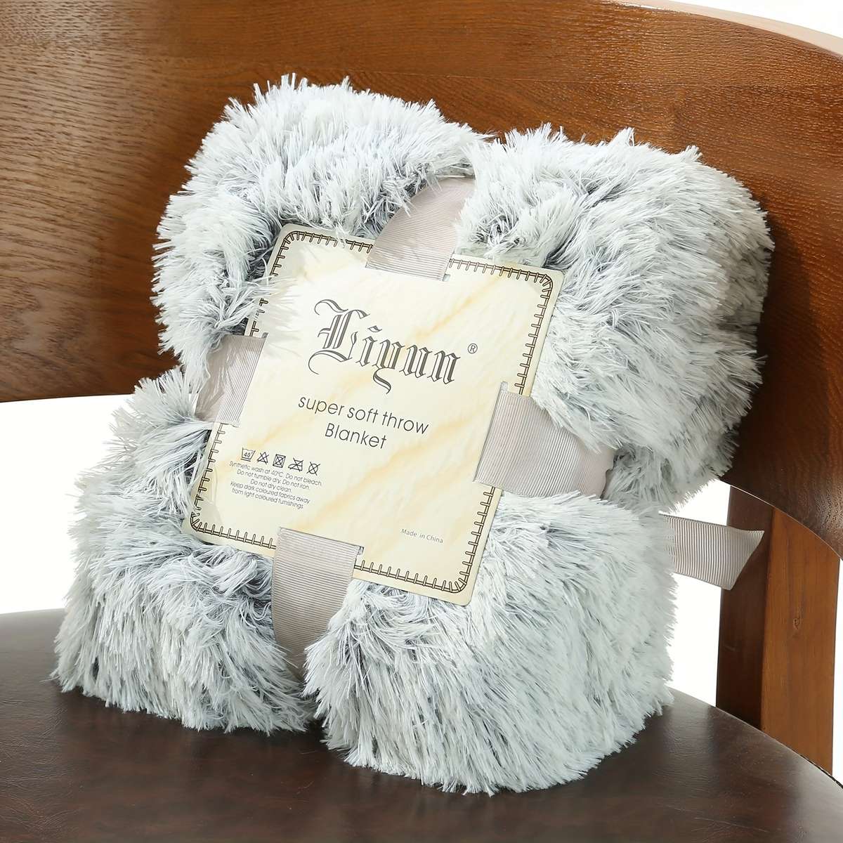 Blanket Color Two Tone Gray size 160x200cm