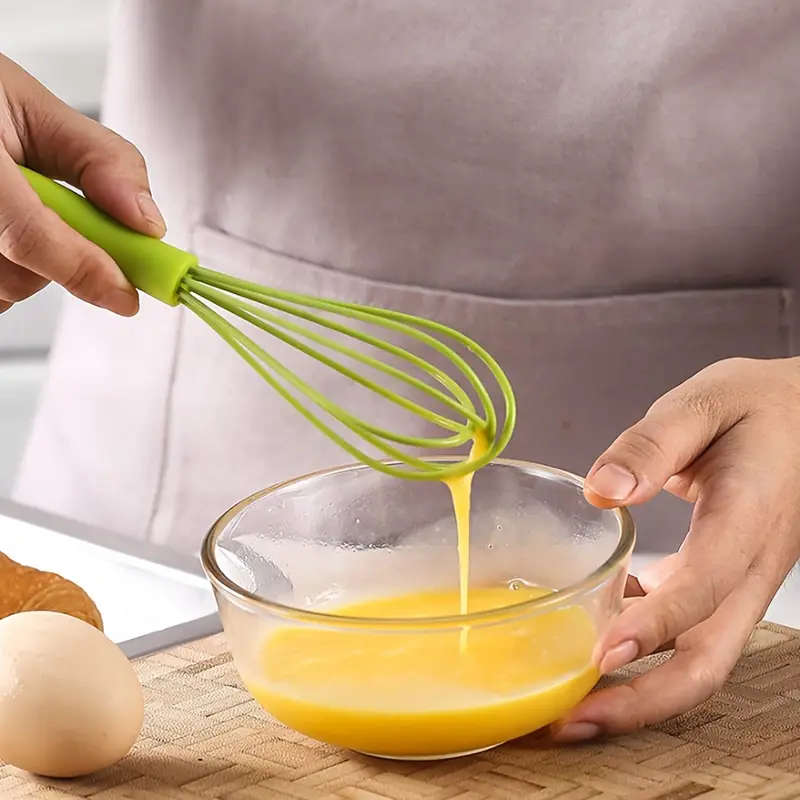 2-In-1 Flat and Balloon Whisk Manual Egg Beater