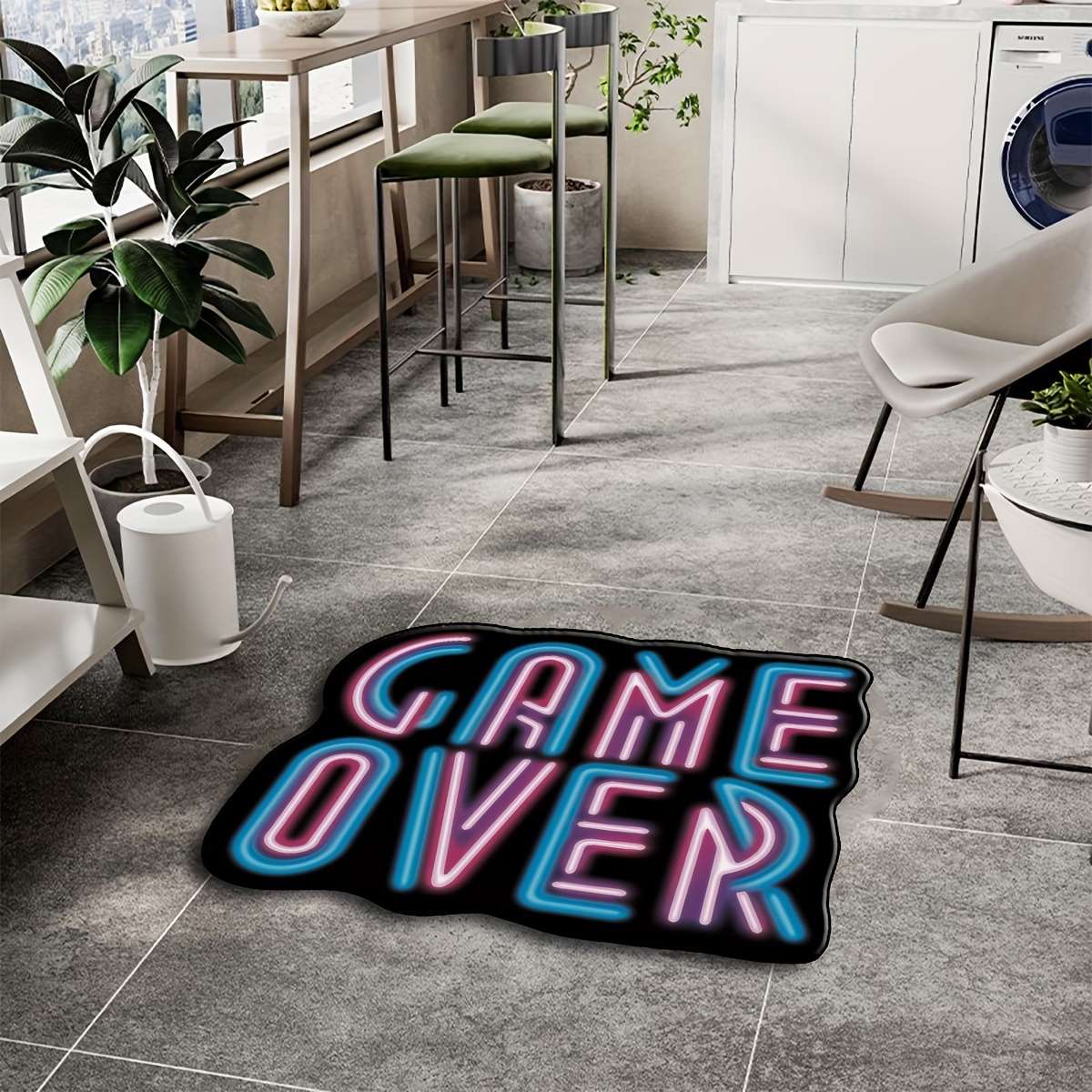 60x90cm 23.6x35.4inch Game Over Floor Mat