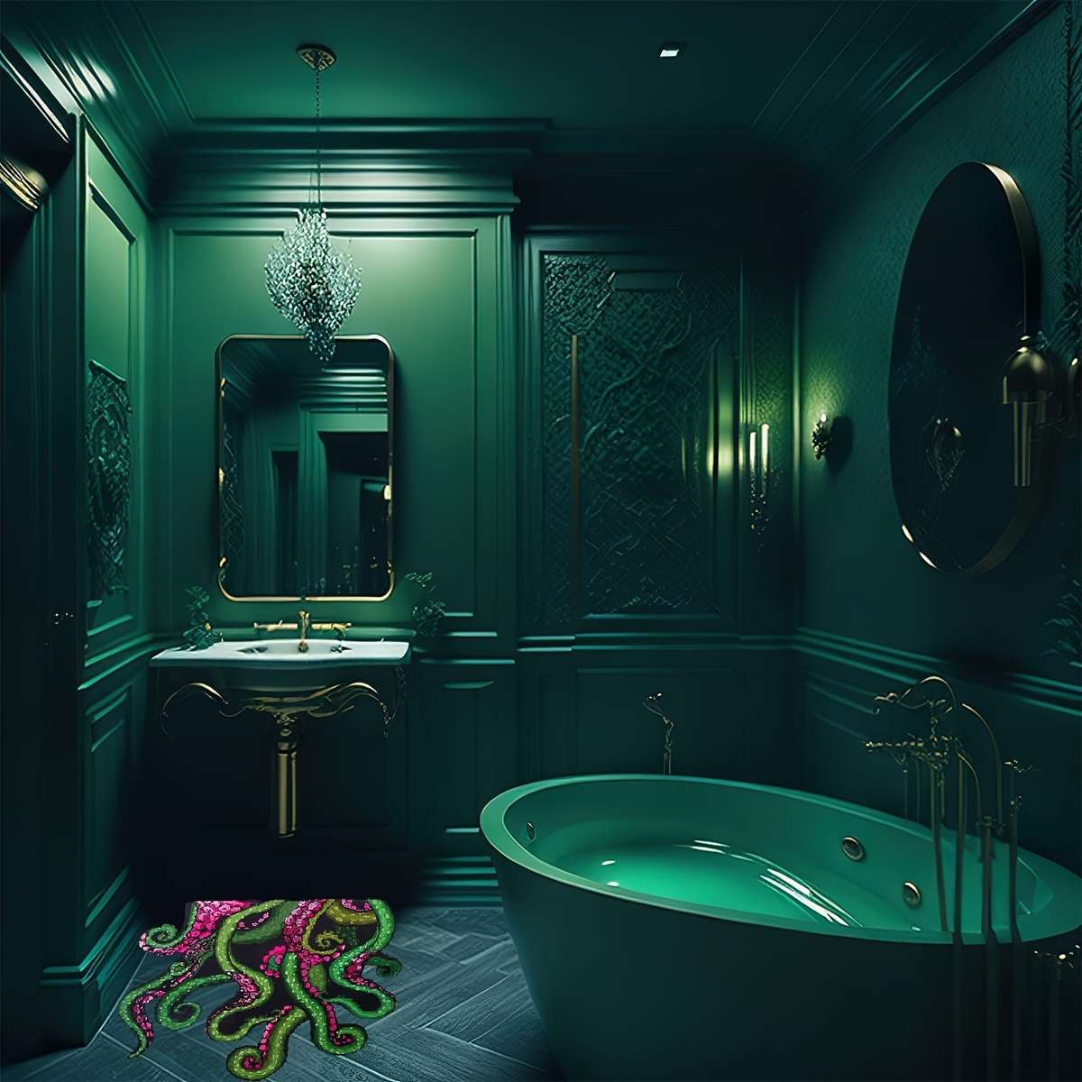 1Pc 60x90cm 23.62x35.43inch Floor Mat