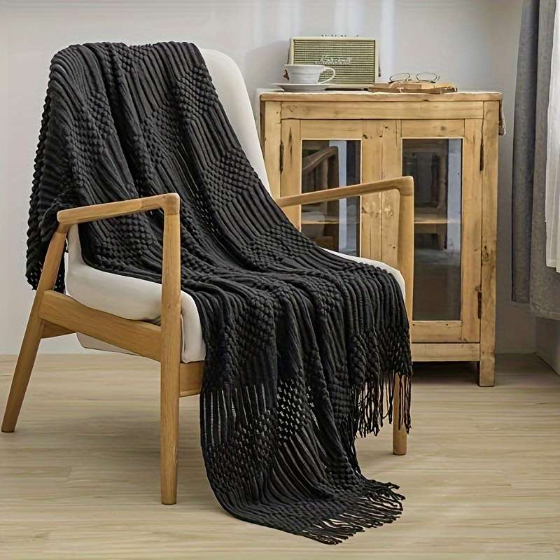 Blanket Color Green size 152.4x203.2cm