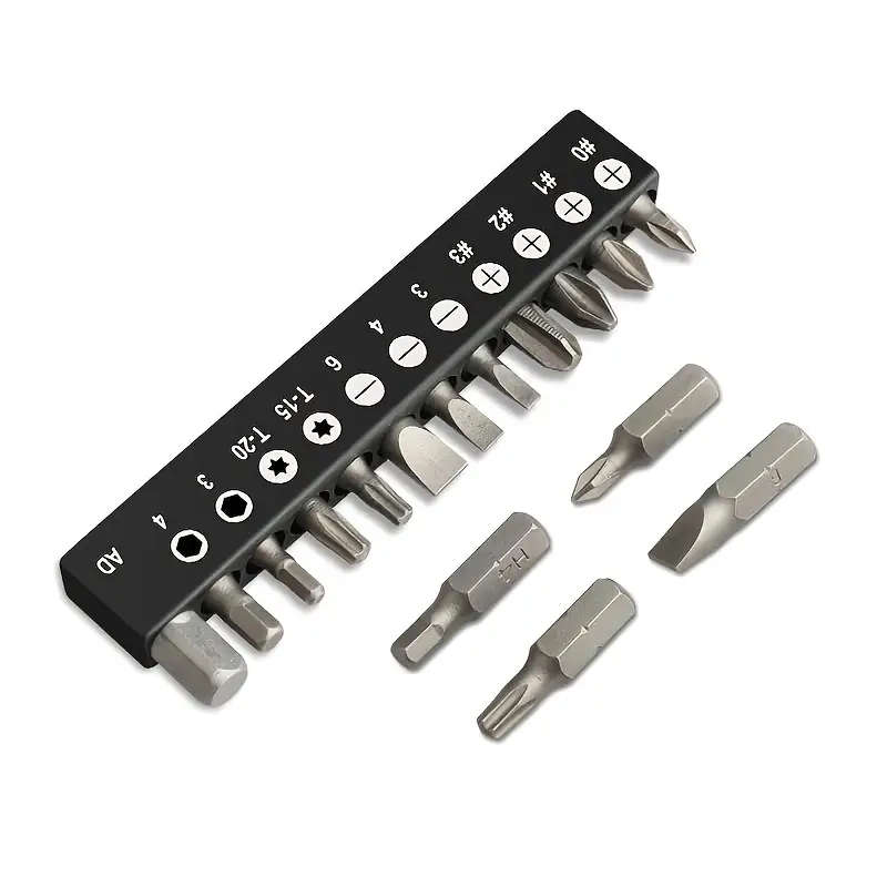 12-Piece Mini Ratchet Offset Screwdriver Bit Set
