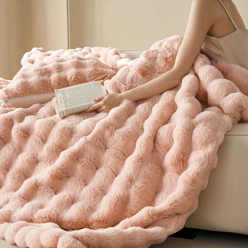 1ps Blanket Color Beige size 100x160cm