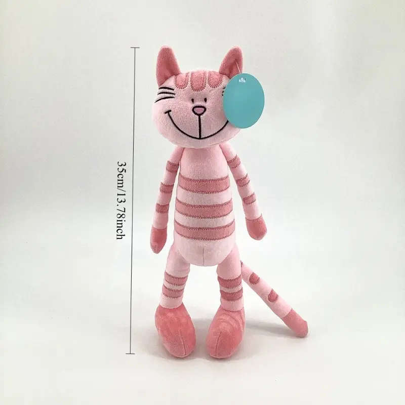 Kawaii Blue Cat Approximately 35.5/45 Cm Pillow Plush Doll Toy