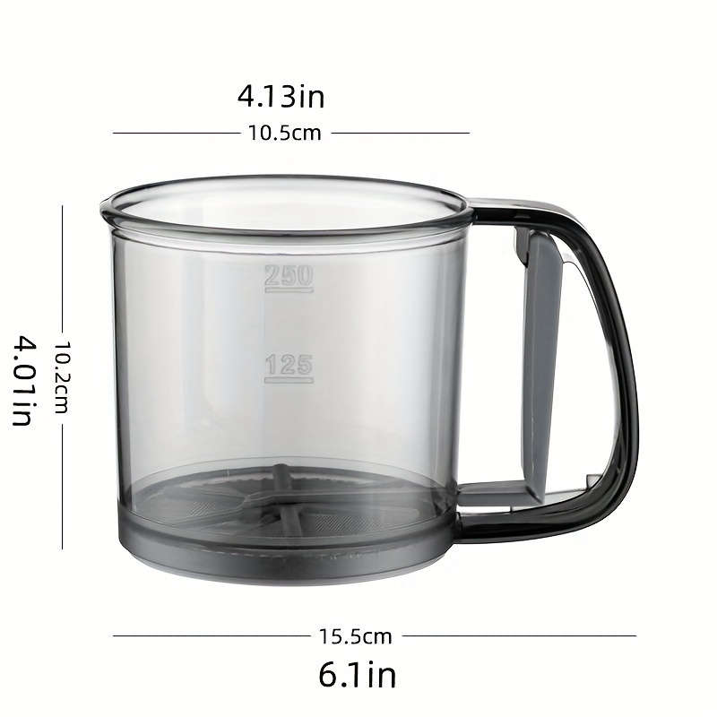 1pc Stainless Steel Flour Sifter Essential Baking Tool for Christmas Kitchen Use Durable Mesh