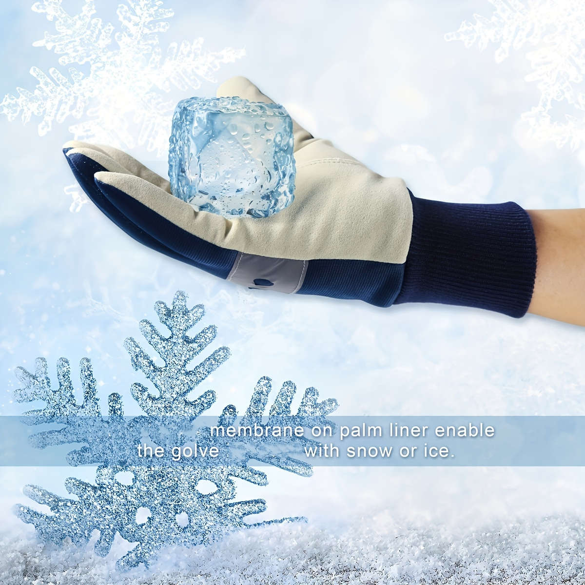 1 Pair Size M Warm Gloves