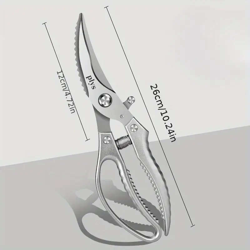 1pc Stainless Steel Spring Chicken Bone Scissors Strong Kitchen Tool for Cutting Poultry Essential f