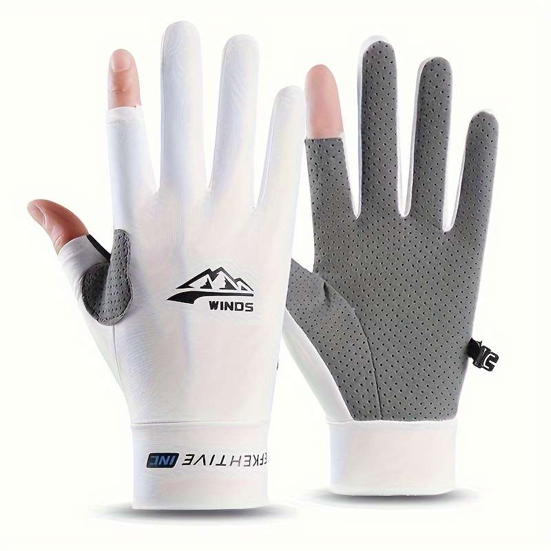 1 Pair Pink Size L Outdoor Sports Gloves