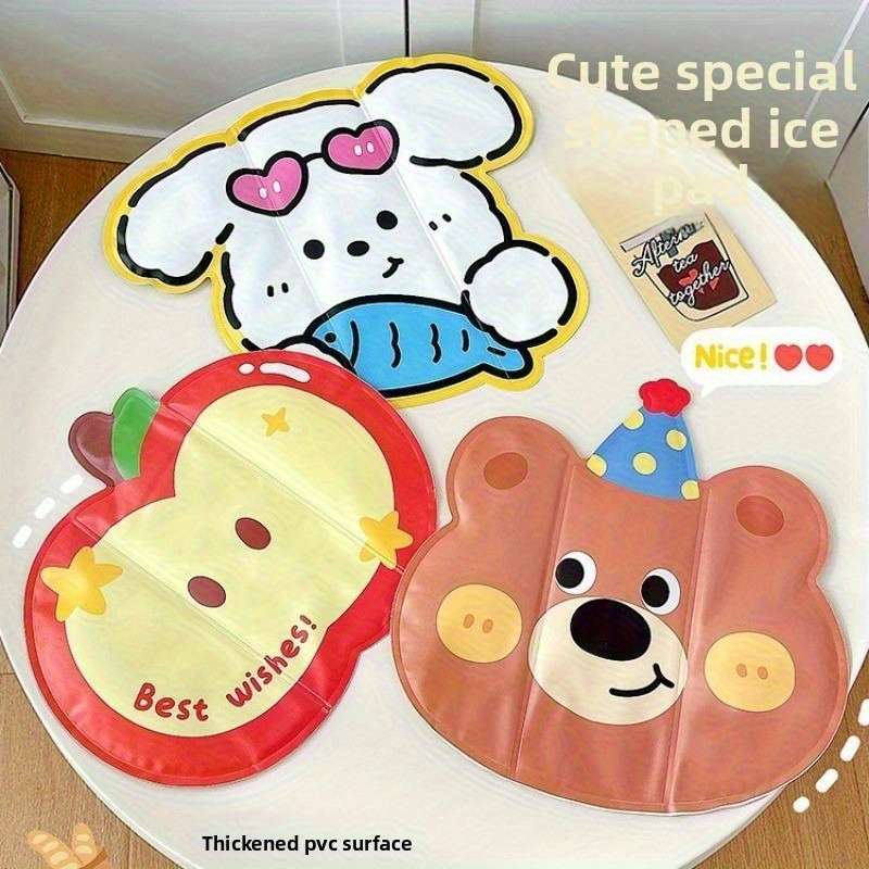 2 Pieces Of Bears  Ad'd  Apples Cooling Pad