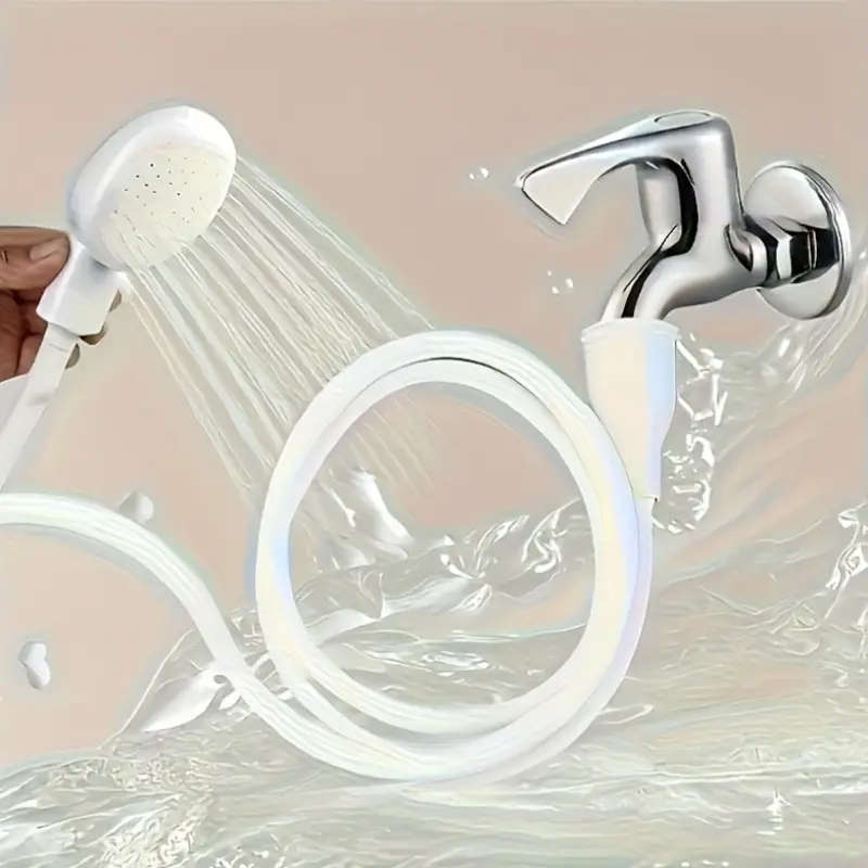 1-Piece Faucet Hose Handheld Shower Head