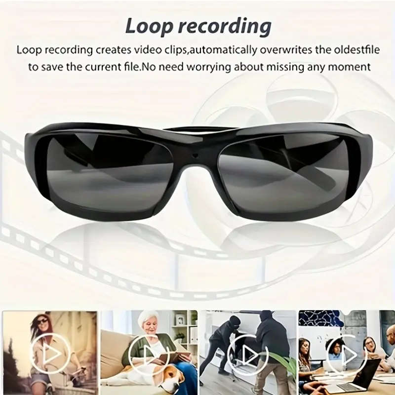 Smart Wearable Video Glasses For Sports And Meetings