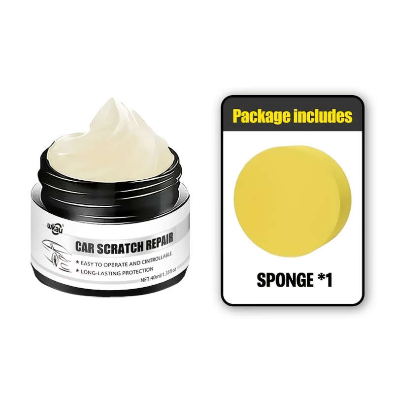 Professional Car Scratch Repair Agent With Sponge Included
