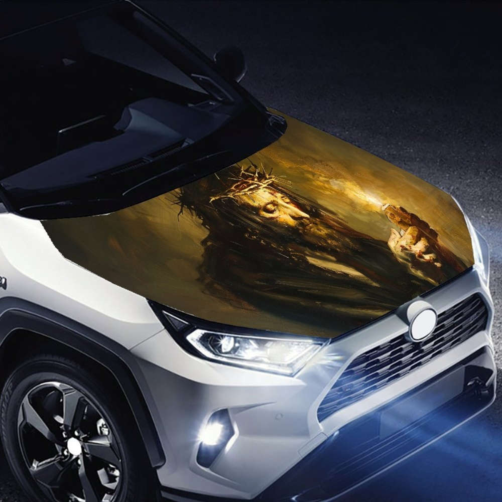 1pc Black Jesus Christian Themed Stickers