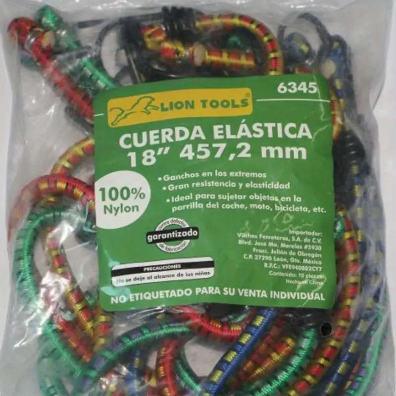 5 pcs Elastic Lashing Rope With Double Hook