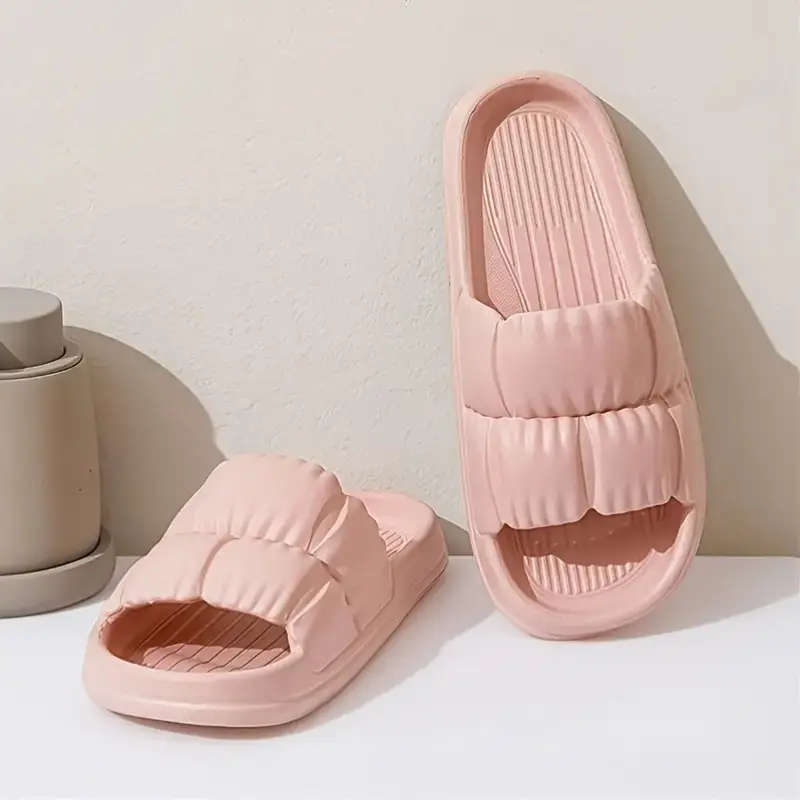 Women's Simple Indoor Slippers Black 38-39