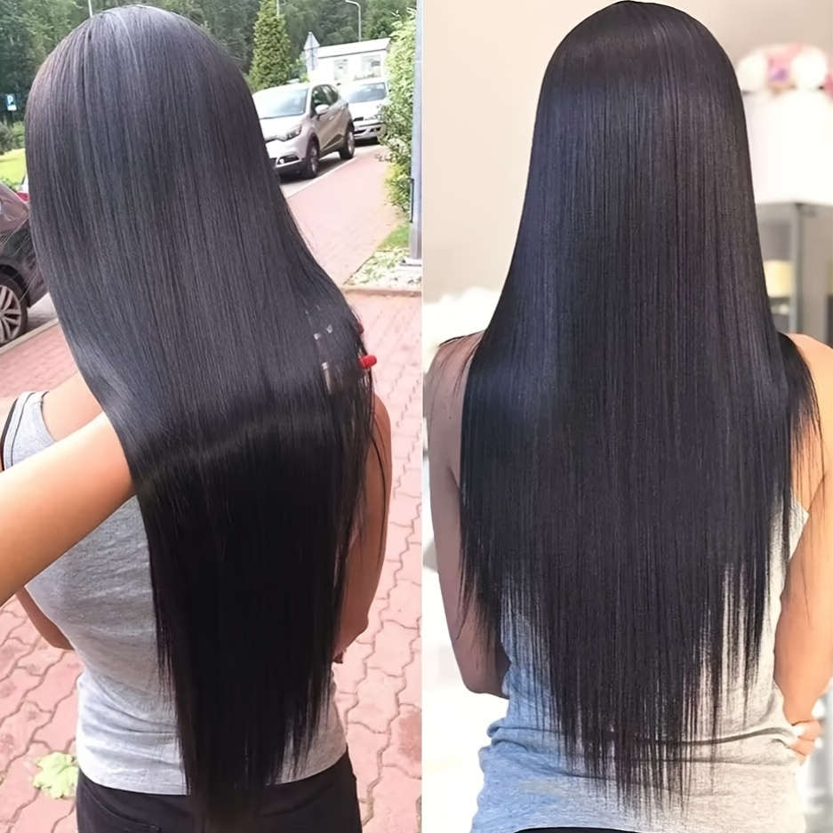 1Pc Black 71.12cm Fashion Design Wig