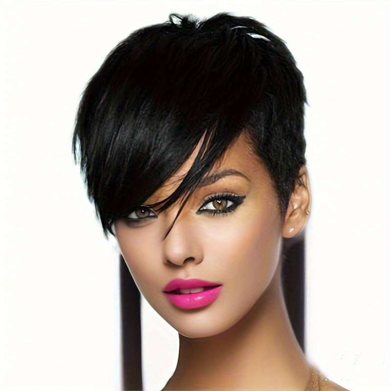 Black 25.4cm Fashion Design Wig