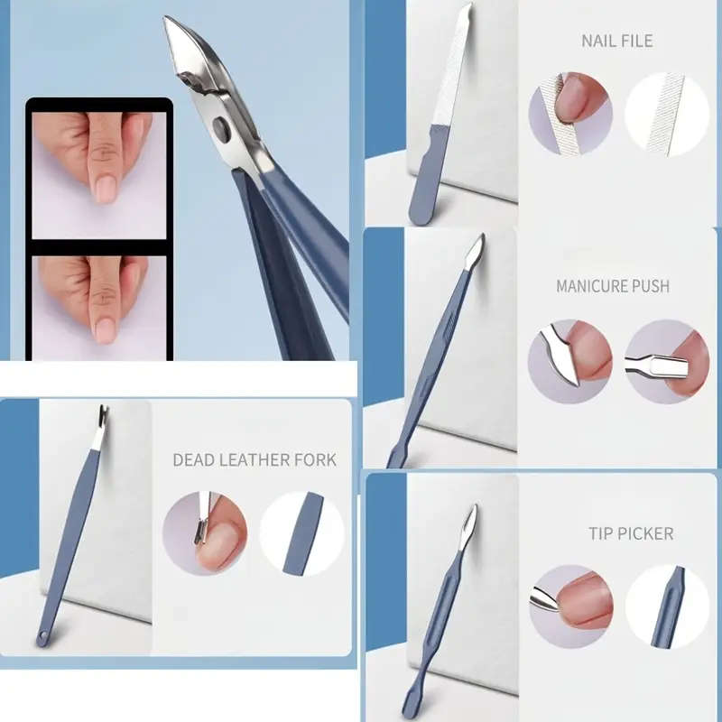 Nail Care Tools Nail Clipper Set Repair Tools for Both Men And Women Including Nail Scissors Eyebrow