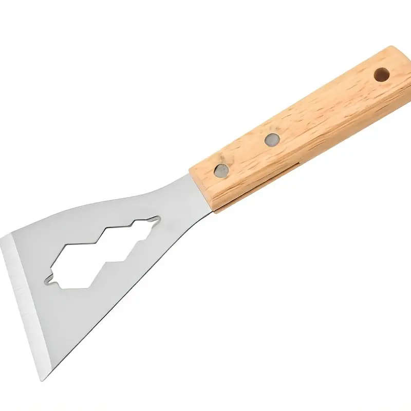 1pc Multi-Purpose Metal Shovel Knife with Wooden Handle Durable Hand Tool for Living Room Outdoor Ga