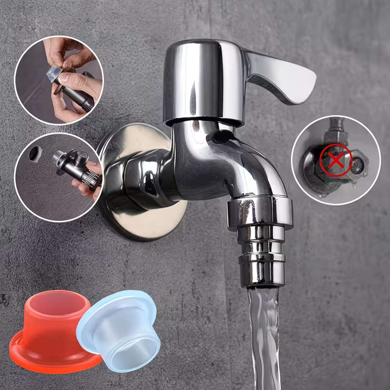 50Pcs Silicone Washers Set Leak Proof Sealing For Pipes Hoses