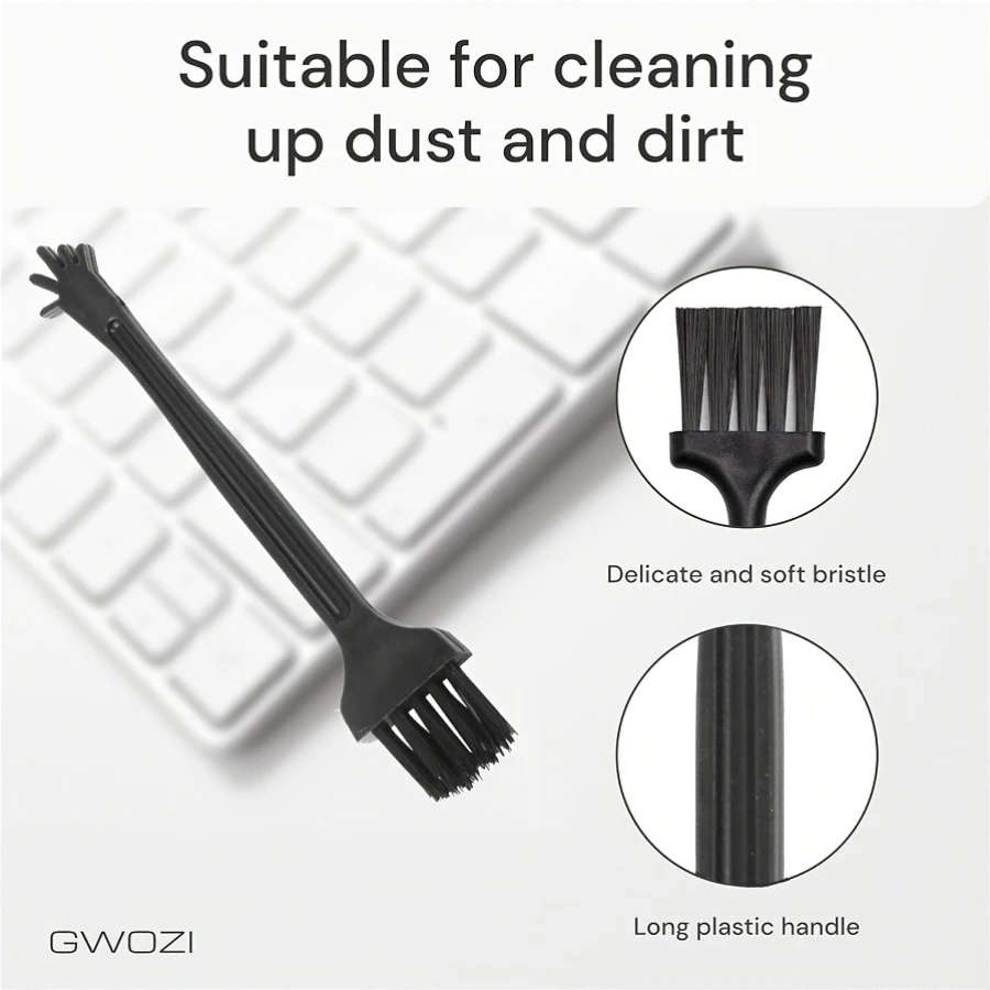 10pcs Keyboard Cleaning Brush Set Desktop Computer Keyboard Dust Cleaner Kit with PVC Material Push