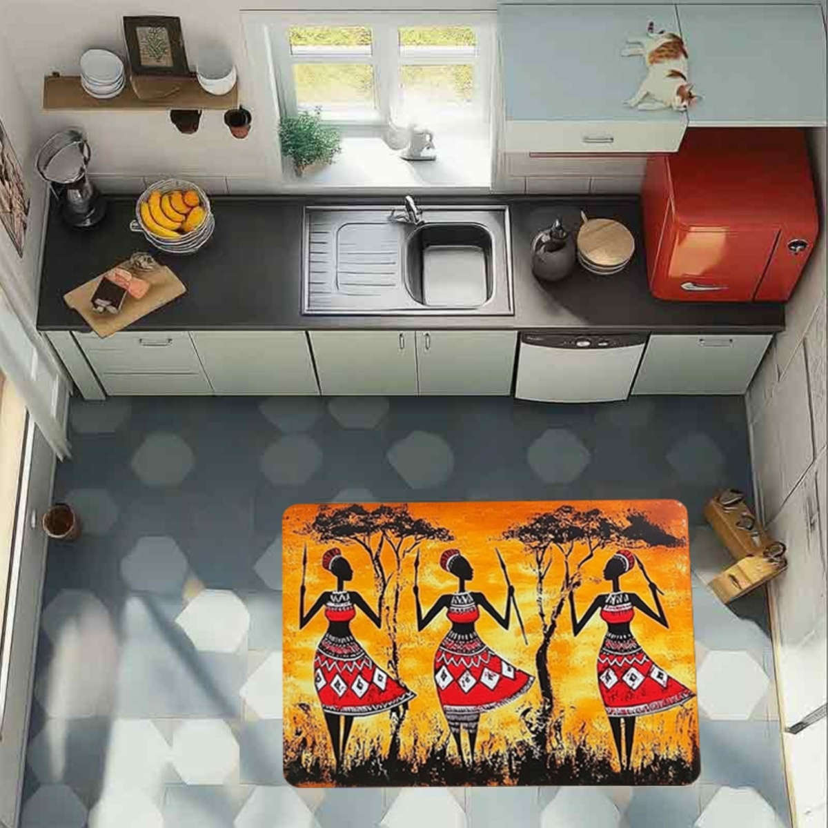 1Pc 40x60cm 15.7x23.6inch Floor Mat