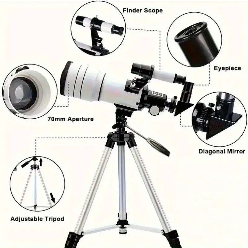 High-Definition F30070 Astronomical Telescope For Beginners