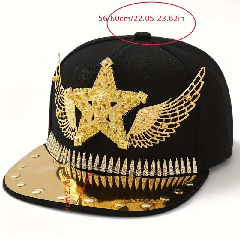 Hip-Hop Punk Rivet Baseball Cap