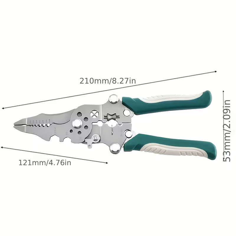 18-In-1 Wire Stripper, Multi-Functional Electrician Pliers