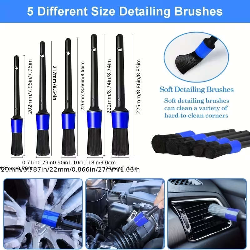 15-Piece Car Cleaning And Maintenance Tool Set