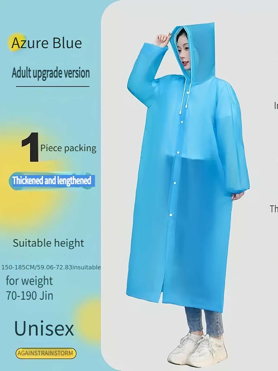 Raincoat Sky Blue Size Asian Onesize