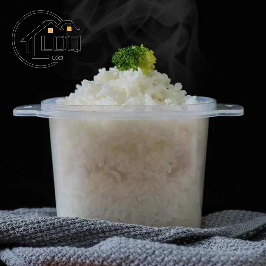 Multi Functional Microwave Rice Cooker Steamer Bento Lunch Box