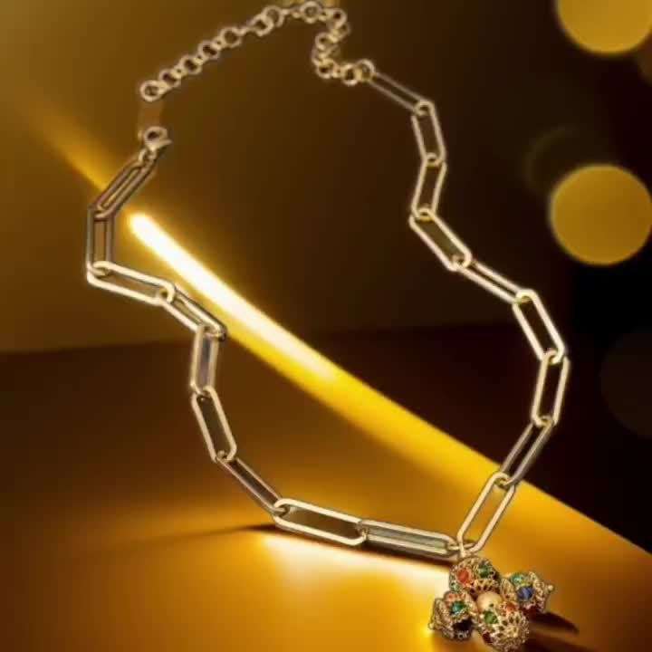 1 Piece Golden Jesus Theme Pendant