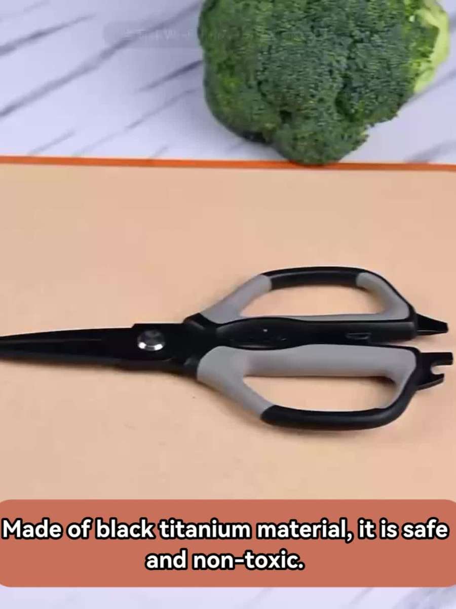 1 Pack Stainless Steel Kitchen Scissors Multi-purpose Food Shears