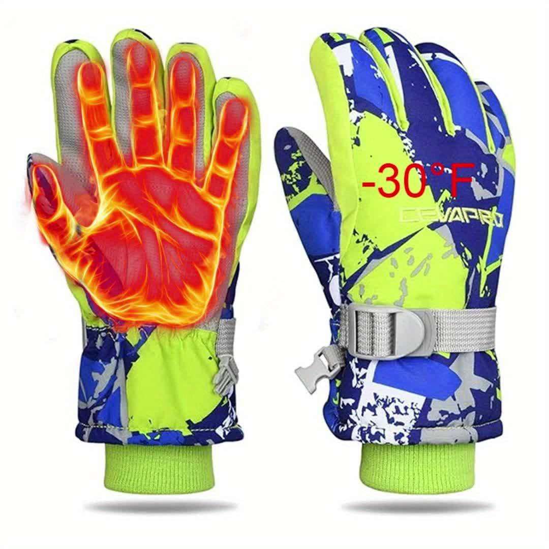 1 Pair Green Size L Warm Gloves