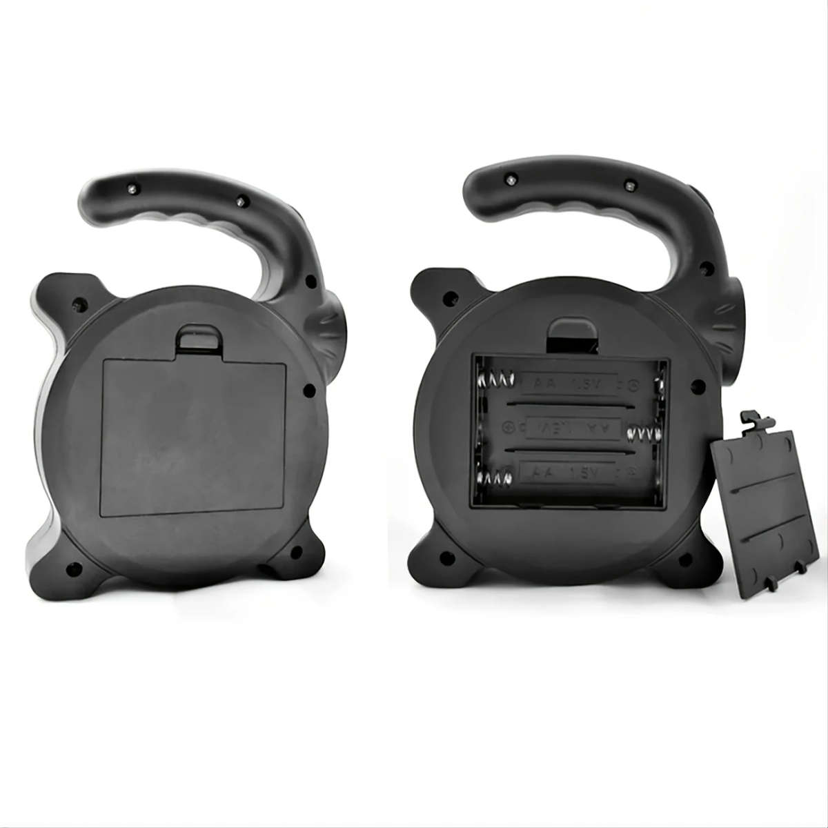 1pc Ultra-Bright LED COB Camping Lantern Portable AA Battery Powered Floodlight with Side Torch Matt