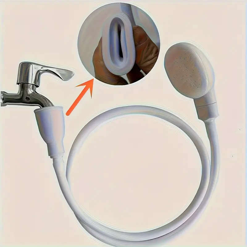 1-Piece Faucet Hose Handheld Shower Head