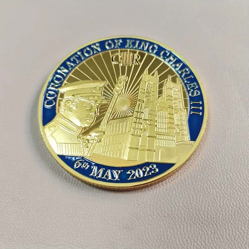 King Charles III 2023 Gold Commemorative Coin 40MM