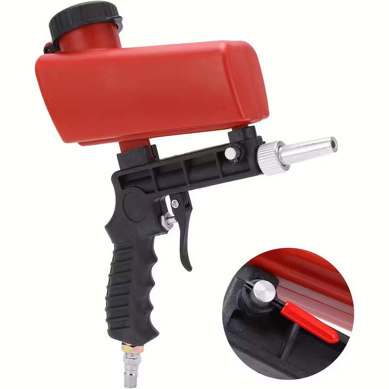 90PSI Adjustable Handheld Pneumatic Sandblaster Gun