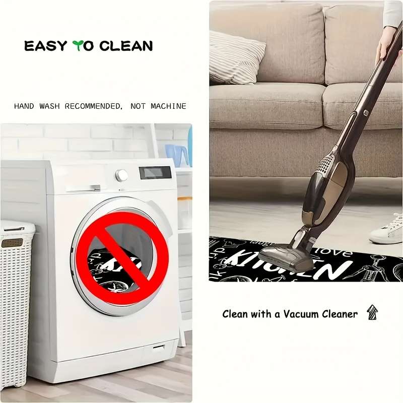 1Pc Black 40x60cm Floor Mat