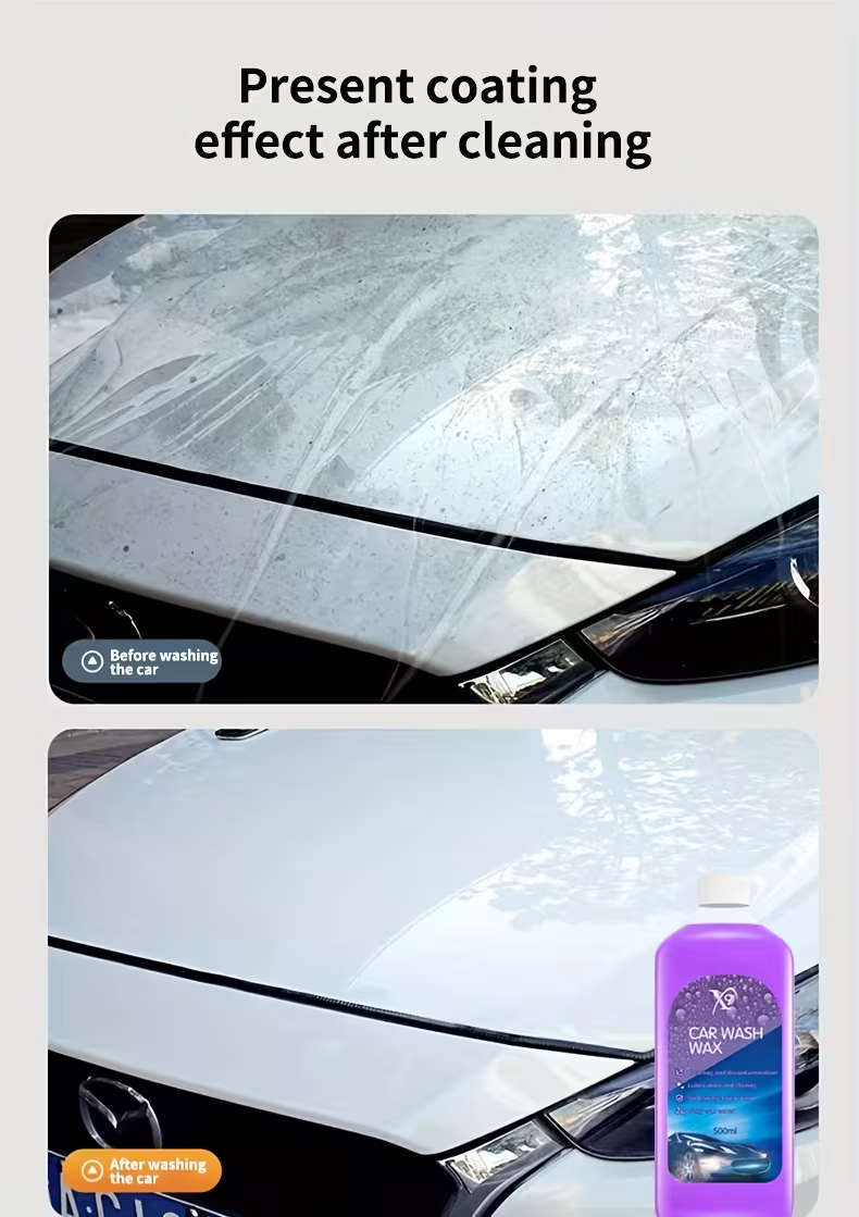 High-Concentration Foam Car Wash Wax - 500ML