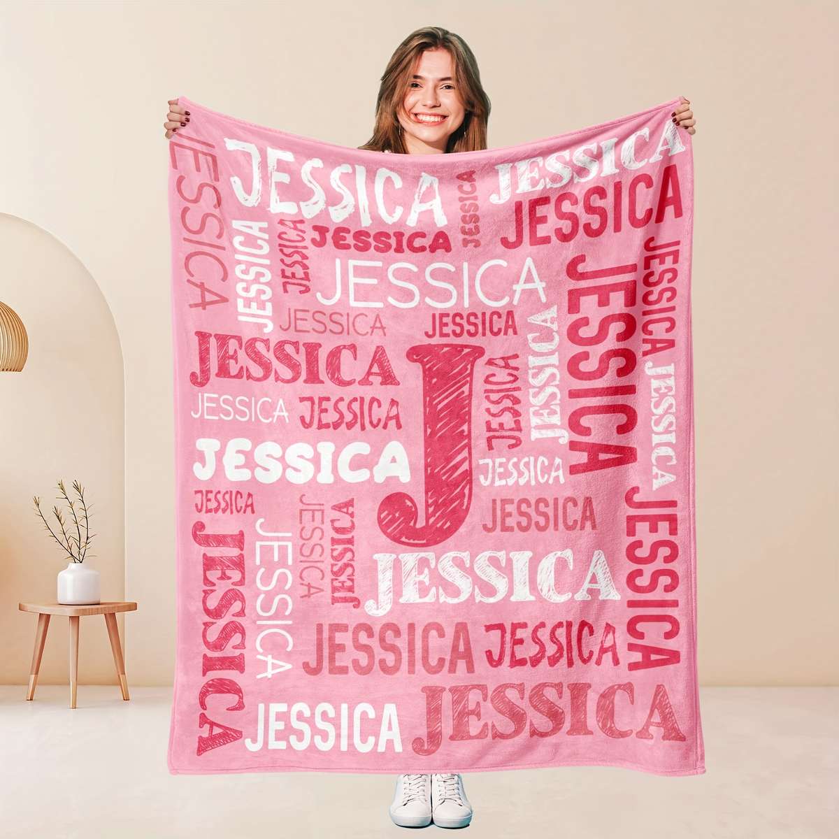1ps Blanket Color Dark Blue size 130x150cm