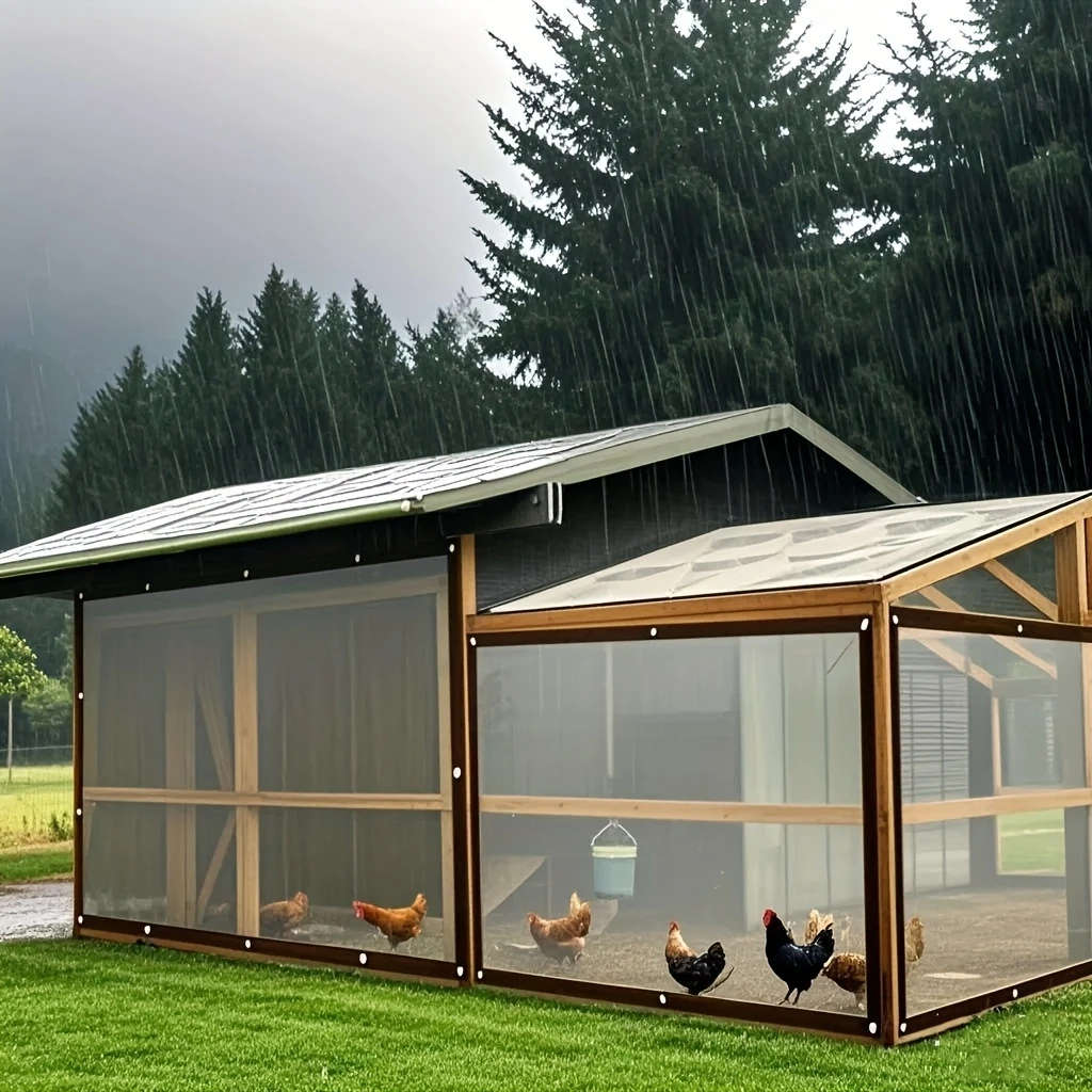 1 Clear Waterproof UV Resistant Tarp