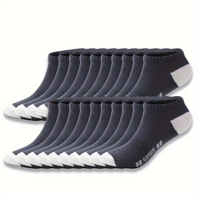 20 Pairs Navy Blue One Size High Elastic Socks