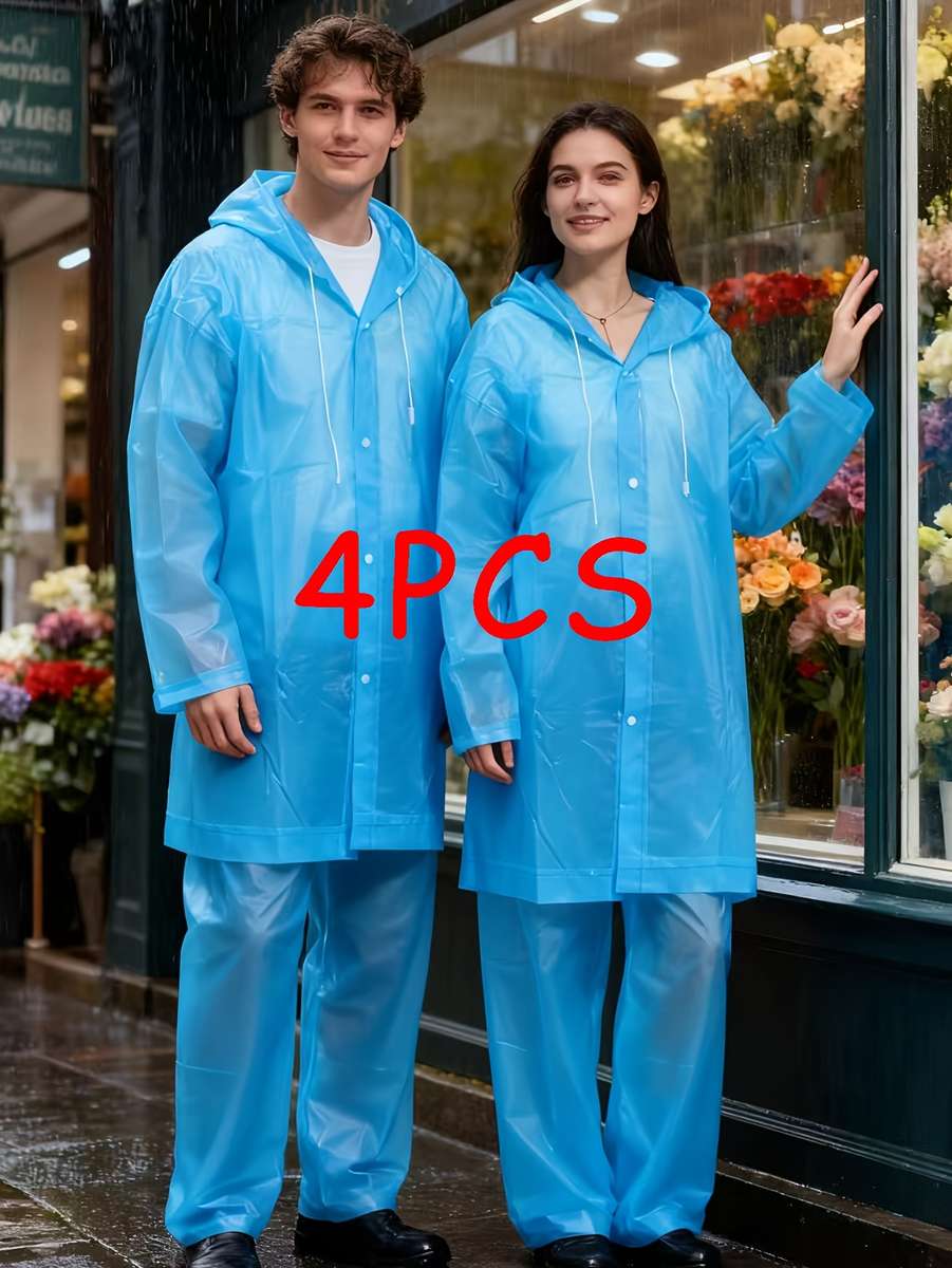 Raincoat Blue Size Asian Onesize