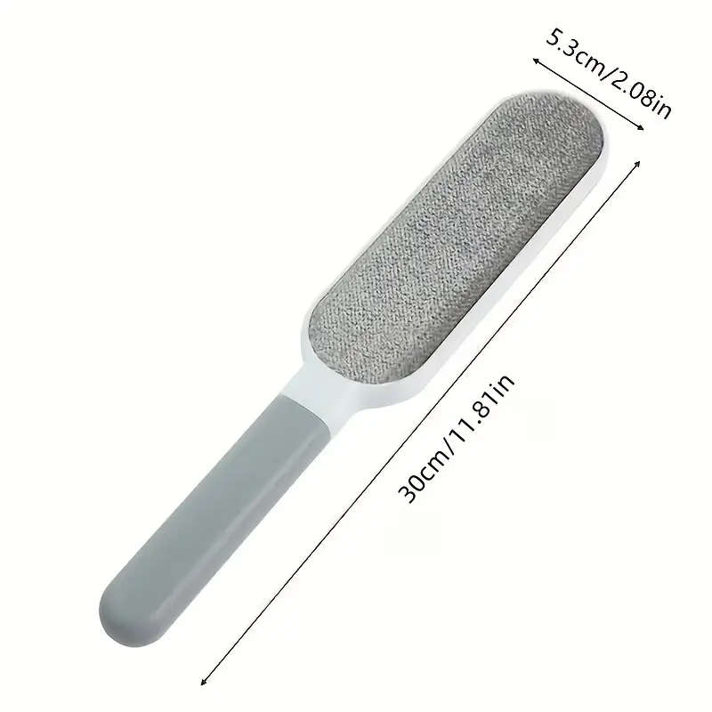1pc Multi-Functional Reusable Dust Brush Double-Sided Pet Hair Remover Manual Electrostatic Lint Bru