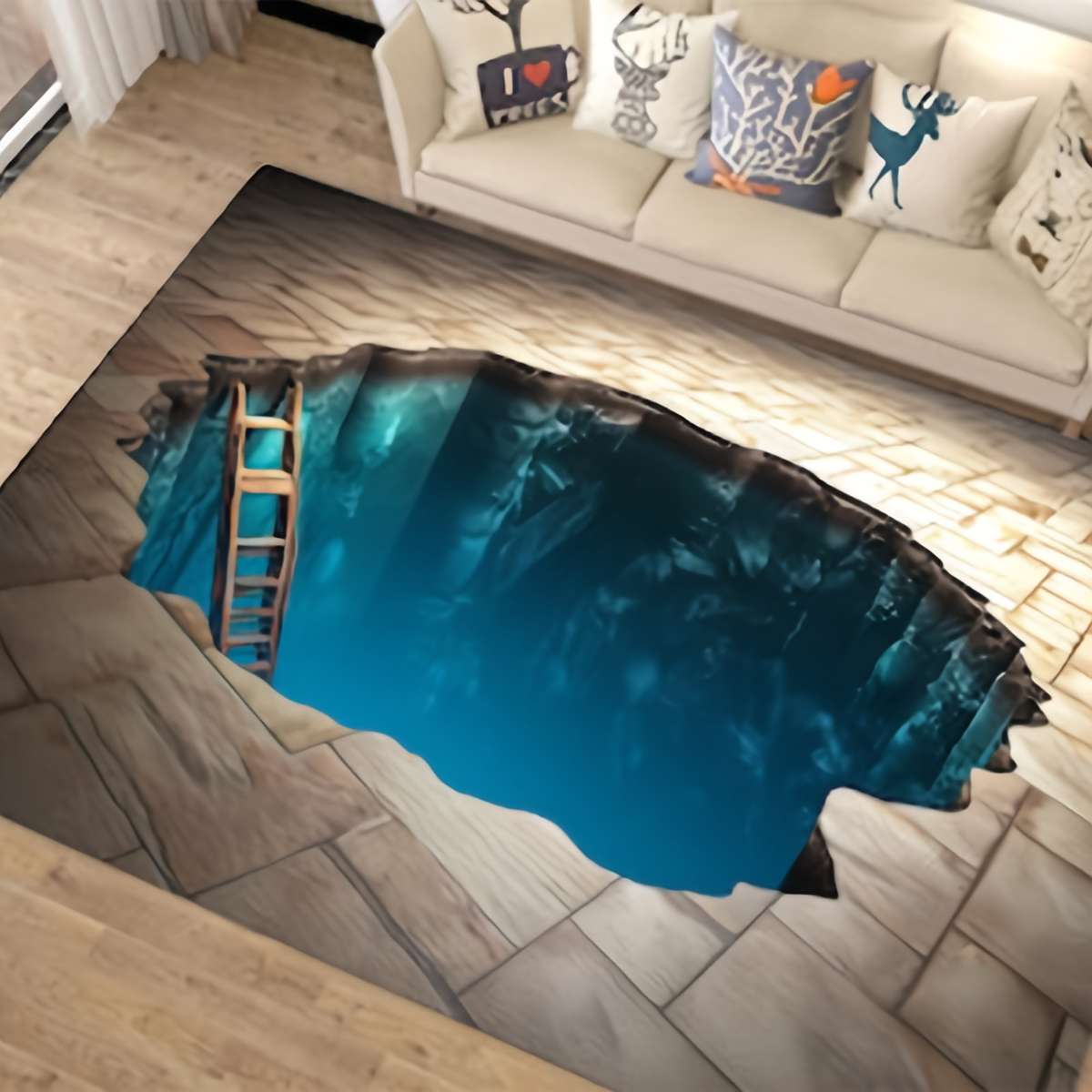 1Pc 15.8x47.2inch 40x120cm Floor Mat